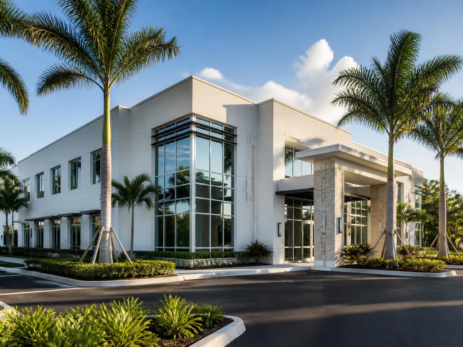 Modern South Florida professional medical office building